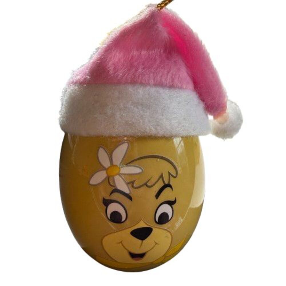 Cindy Bear Hanna-Barbera Christmas Ornament Plastic 3” Vintage Style